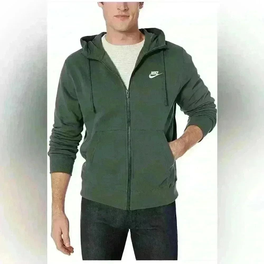 Nike Zip up Men’s Hoodie Green XXL